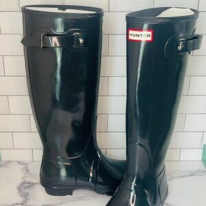 NWT Hunter Original High Gloss Waterproof Women's Tall Boot